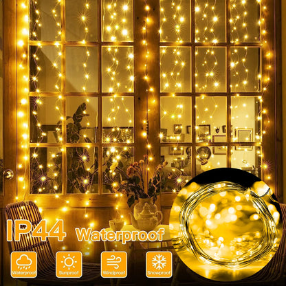 USB Remote Fairy Curtain Lights – string lights photo 4