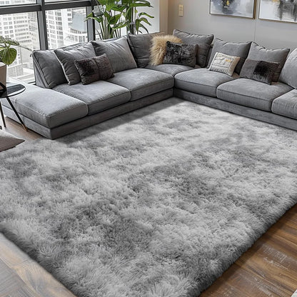 Ultra Soft Puffy Tie Dye Rug – rug photo 2