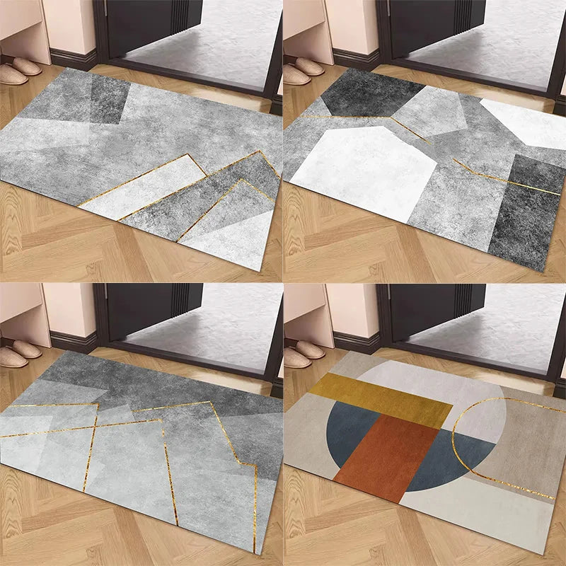Geometric Print Doormat