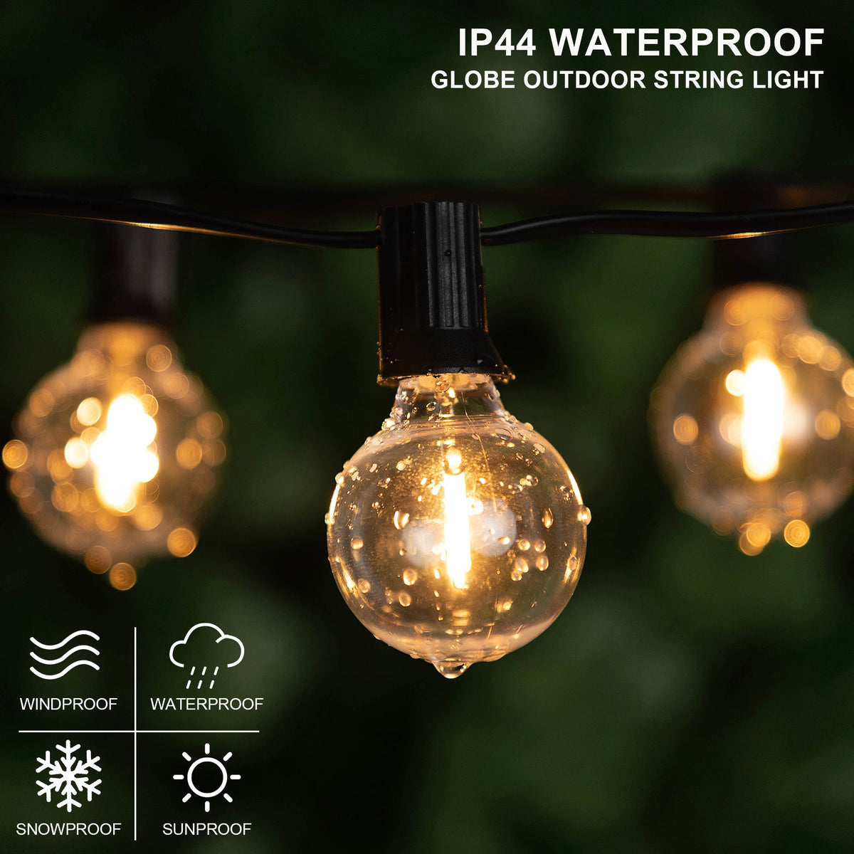 Shatterproof G40 Garden String Lights – string lights photo 4