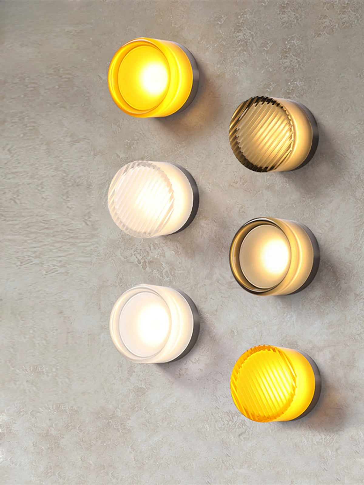 Amber Jelly Sleek LED Wall Sconce, Nordic Smokey Grey Acrylic Wall Lamp,Energy-efficient Decor Light for Corridor Entryway Study