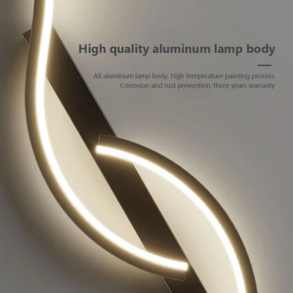 Minimalist LED Strip Wall Sconce – wall light photo 6
