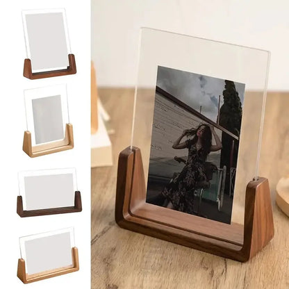 Acrylic U Shape Wood Photo Frame – picture frame photo 5