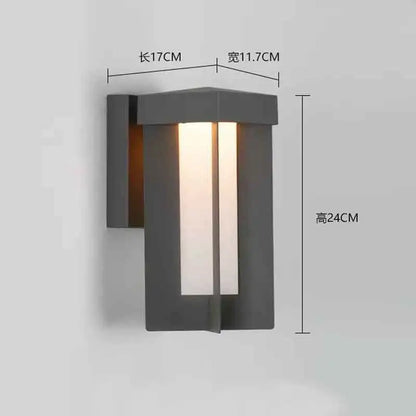 Framed Outdoor Wall Lantern