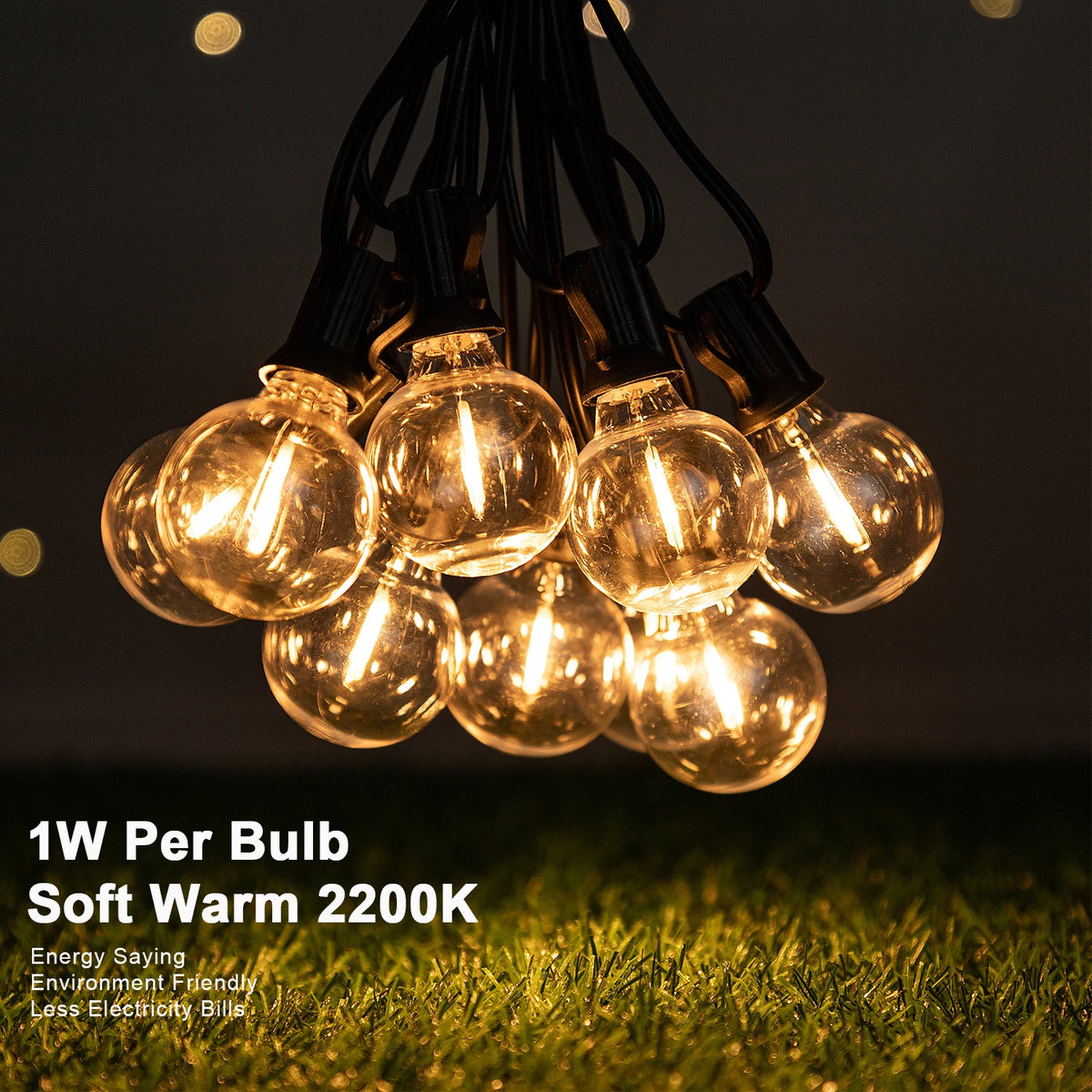 Shatterproof G40 Garden String Lights – string lights photo 3