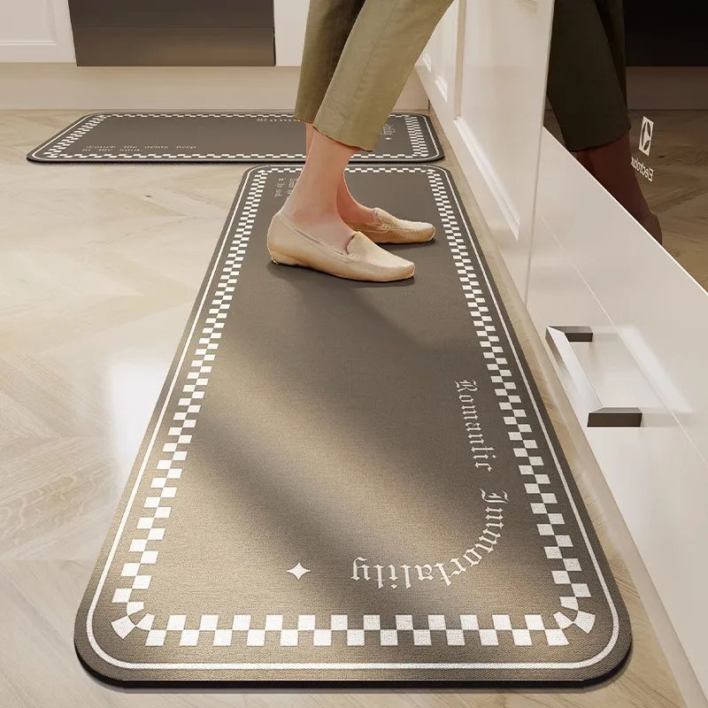 Soft Print Kitchen Mat