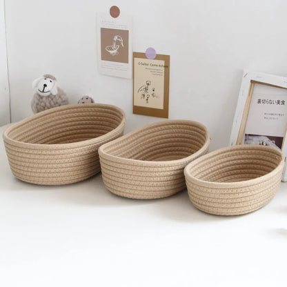 Cotton Rope Storage Basket – storage basket photo 7