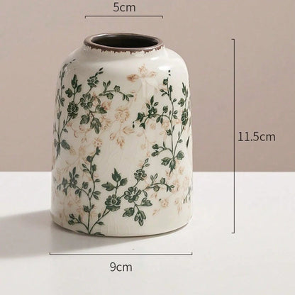 Ice Crackle Handmade Ceramic Vase – Large