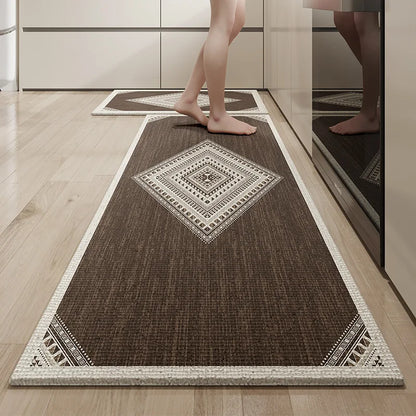 Kitchen Runner Mat in Diamond Cocoa