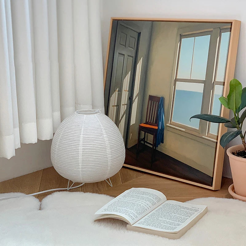 Nordic LED Table Lamp Interior EU US Light Wabi Sabi Style Table Light Bedsides Bedroom Living Study Home Decoration Desk Lamps