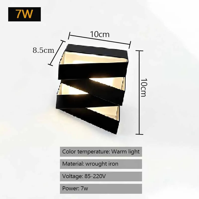 Slatted Up and Down Wall Light