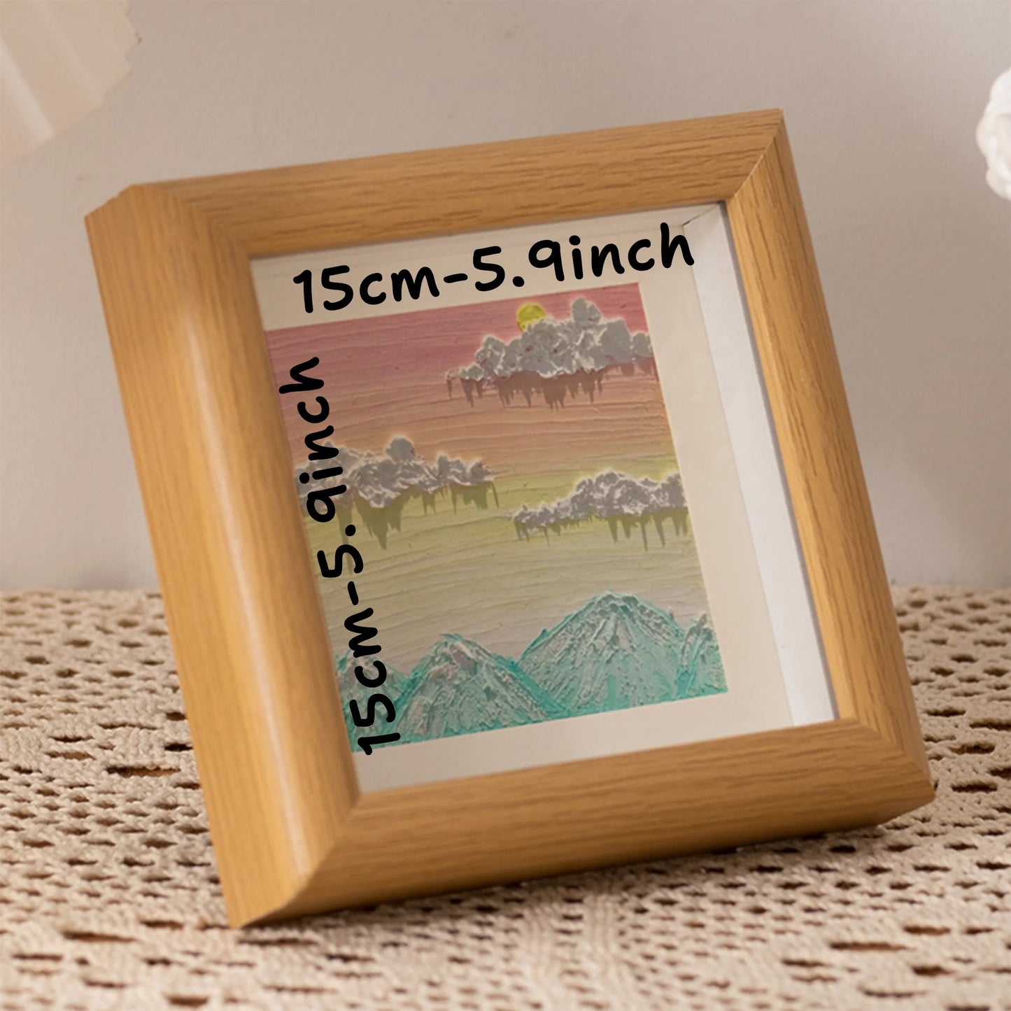 Personalized Wooden Photo Frames, Custom Photo Frame Ornaments, Simple Holiday Gifts Indoors, Commemorate Precious Memories