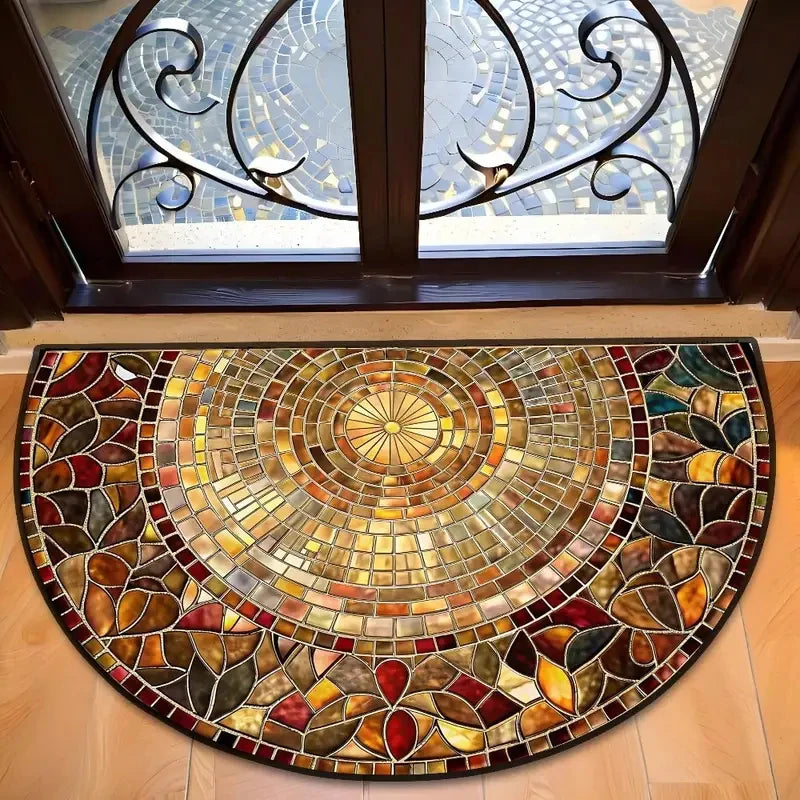 Mosaic Half Round Doormat