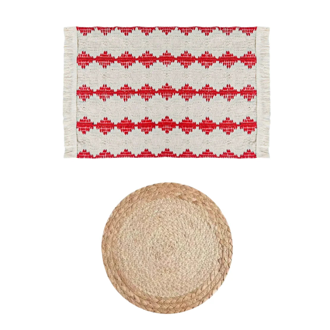 Woven Boho Placemat Set