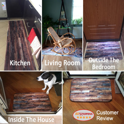 Wood Effect Kitchen Mat – kitchen mat photo 7