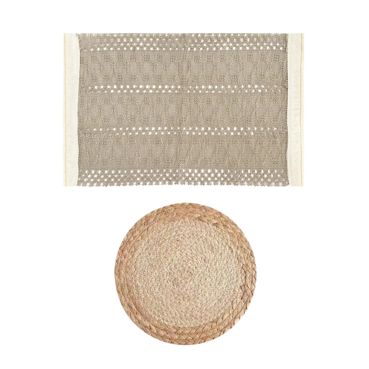 Woven Boho Placemat Set