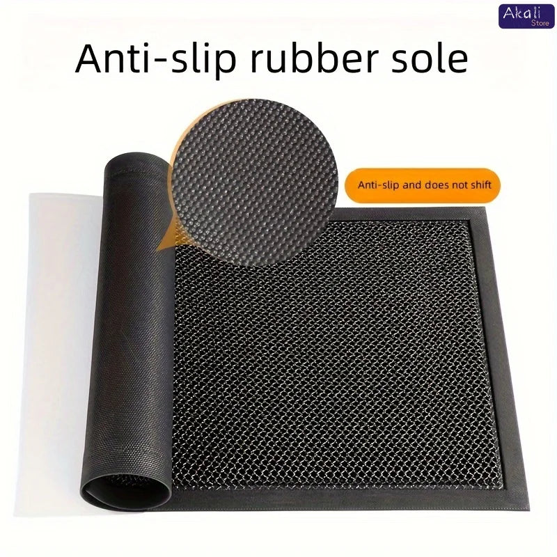 Premium PVC Non Slip Door Mat with Heavy Duty Rubber Backing High Quality Waterproof Dirt Trapper Indoor Outdoor Entryway Rug