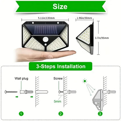 Motion Sensor Solar Floodlight