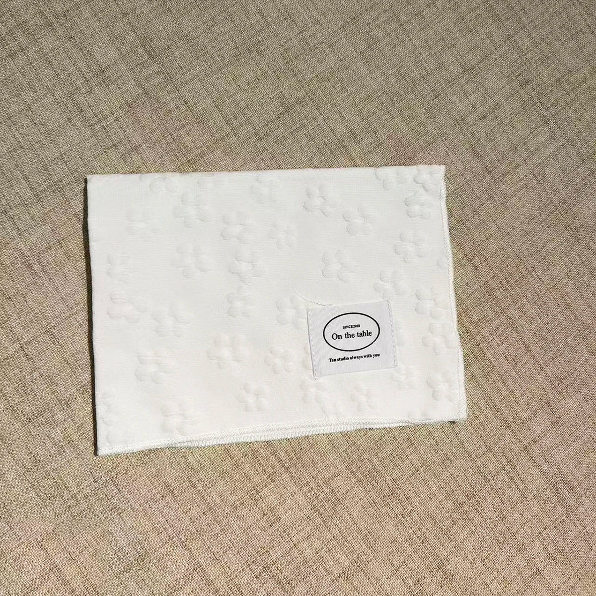 Embroidered Cotton Placemat