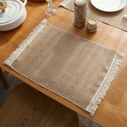 Fringed Jute Placemat