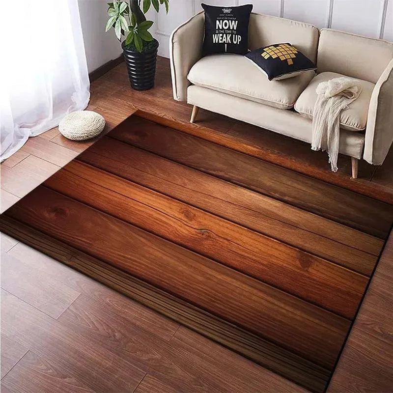 Timber Print Area Rug