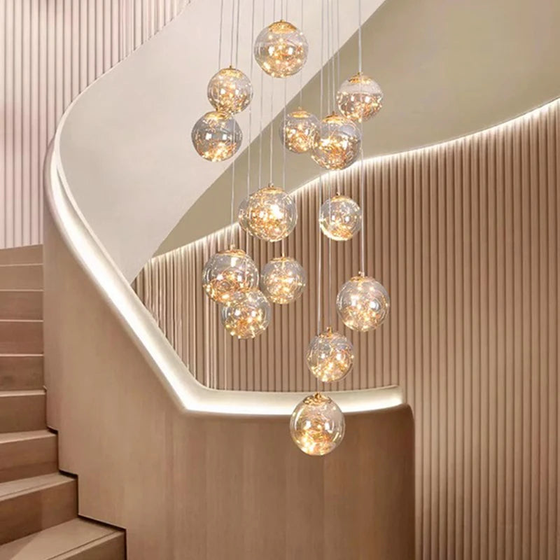 Nordic home decor dining room Pendant lamp lights indoor lighting stair lamp hanging light chandelier lamps for living room