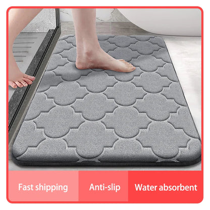 Memory Foam Non-Slip Bath Rug – bath mat photo 2