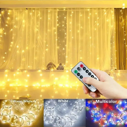 LED Curtain Fairy String Lights – string lights photo 4