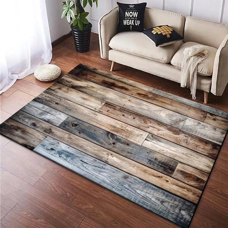 Timber Print Area Rug