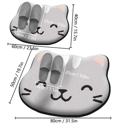 Cartoon Animal Flannel Bath Mat – bath mat photo 4