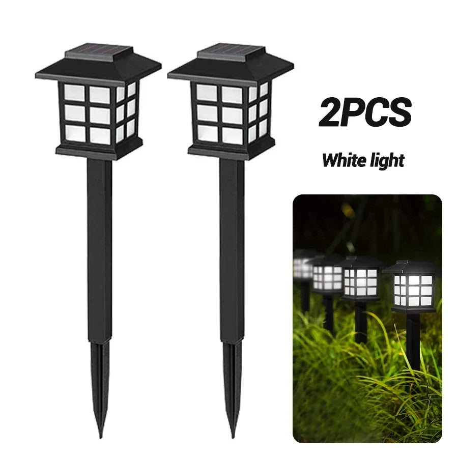 Solar Pagoda Path Lights