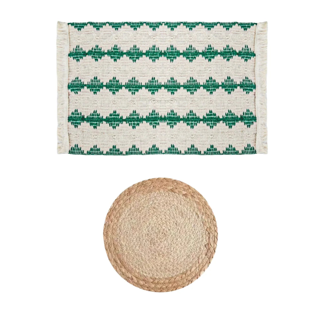 Woven Boho Placemat Set