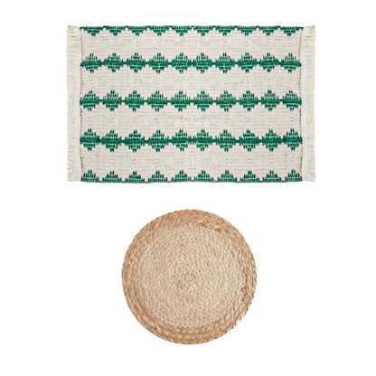 Woven Boho Placemat Set