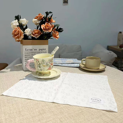 Embroidered Cotton Placemat