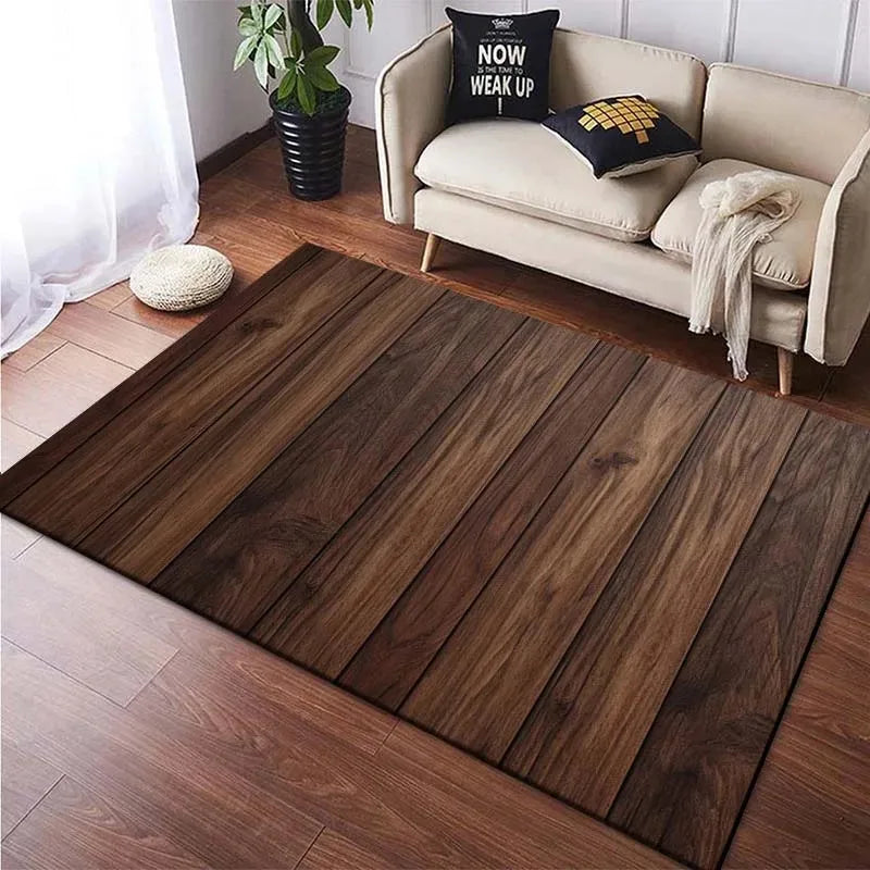 Timber Print Area Rug