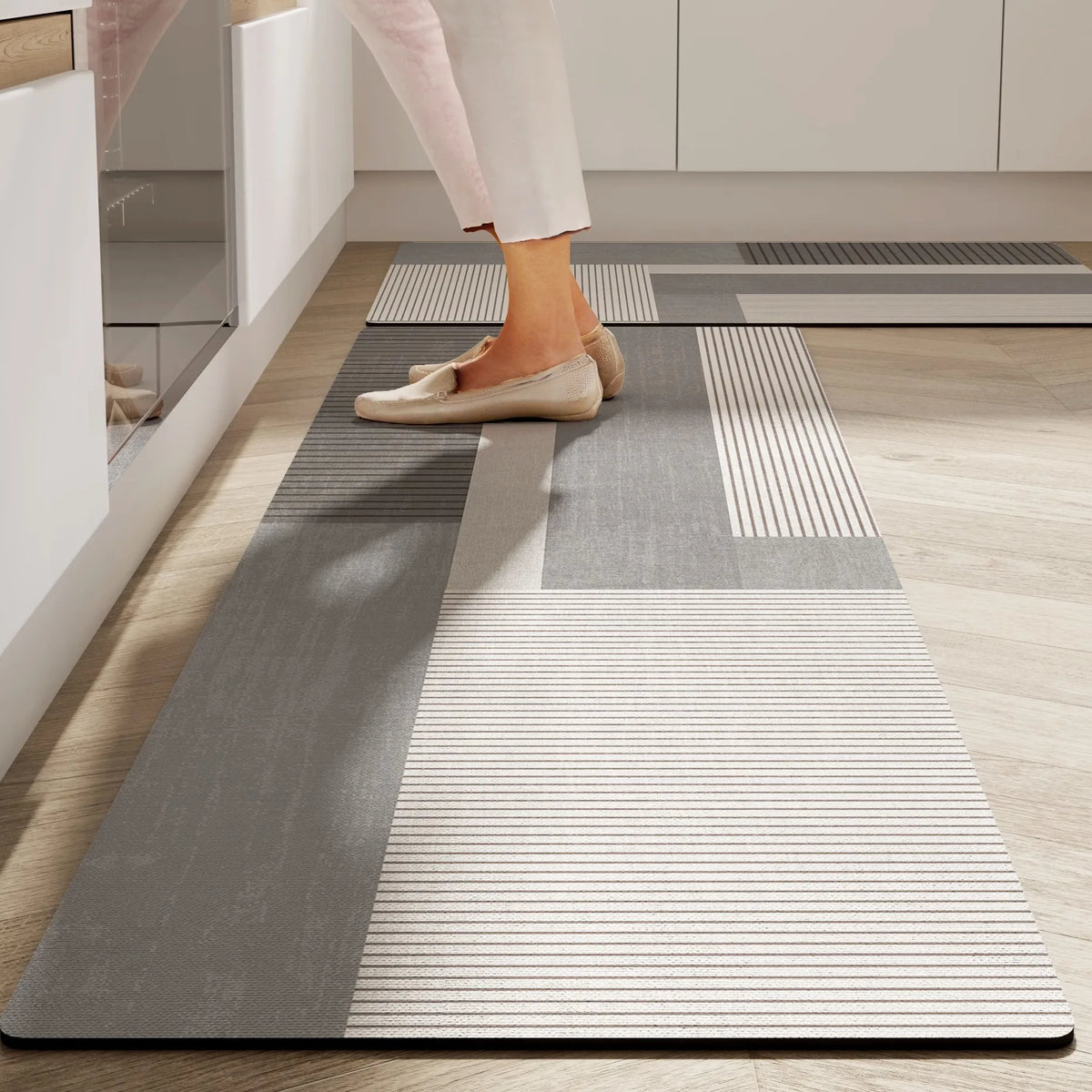Soft Print Kitchen Mat