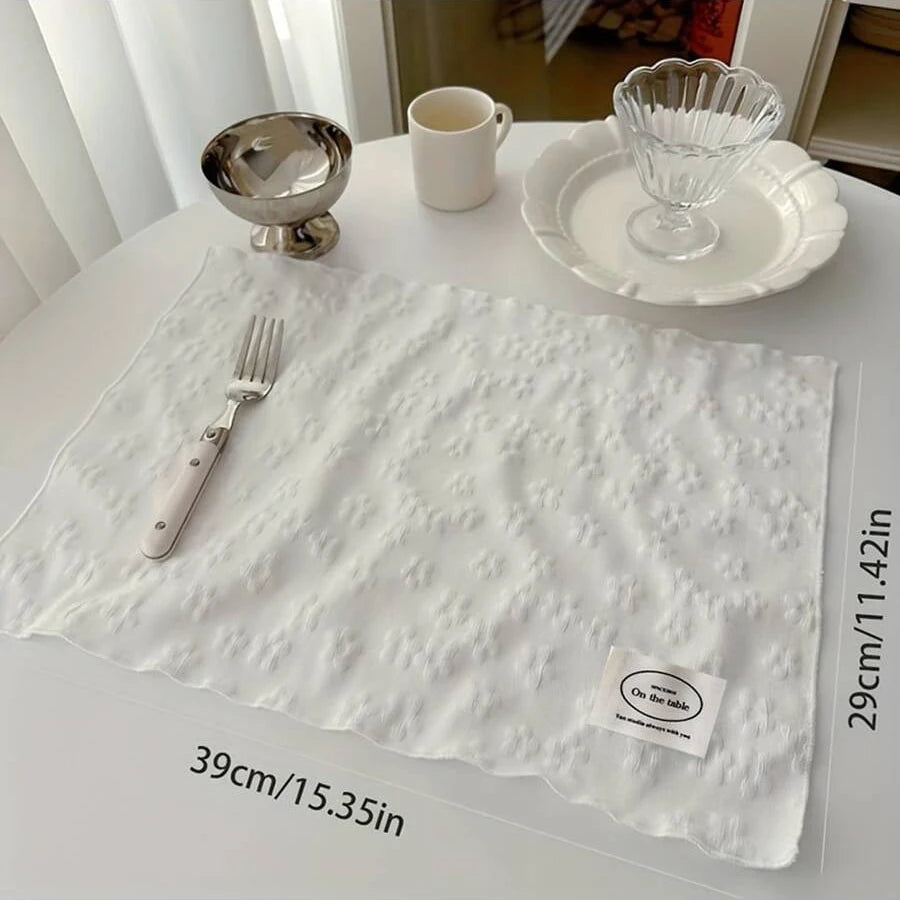 Embroidered Cotton Placemat
