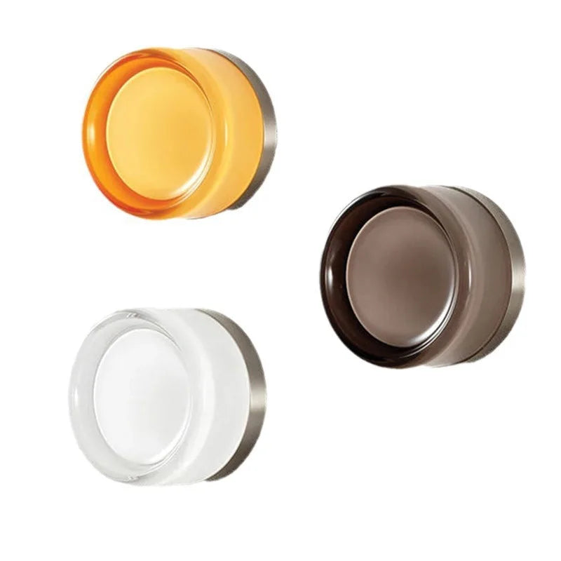 Amber Jelly Sleek LED Wall Sconce, Nordic Smokey Grey Acrylic Wall Lamp,Energy-efficient Decor Light for Corridor Entryway Study