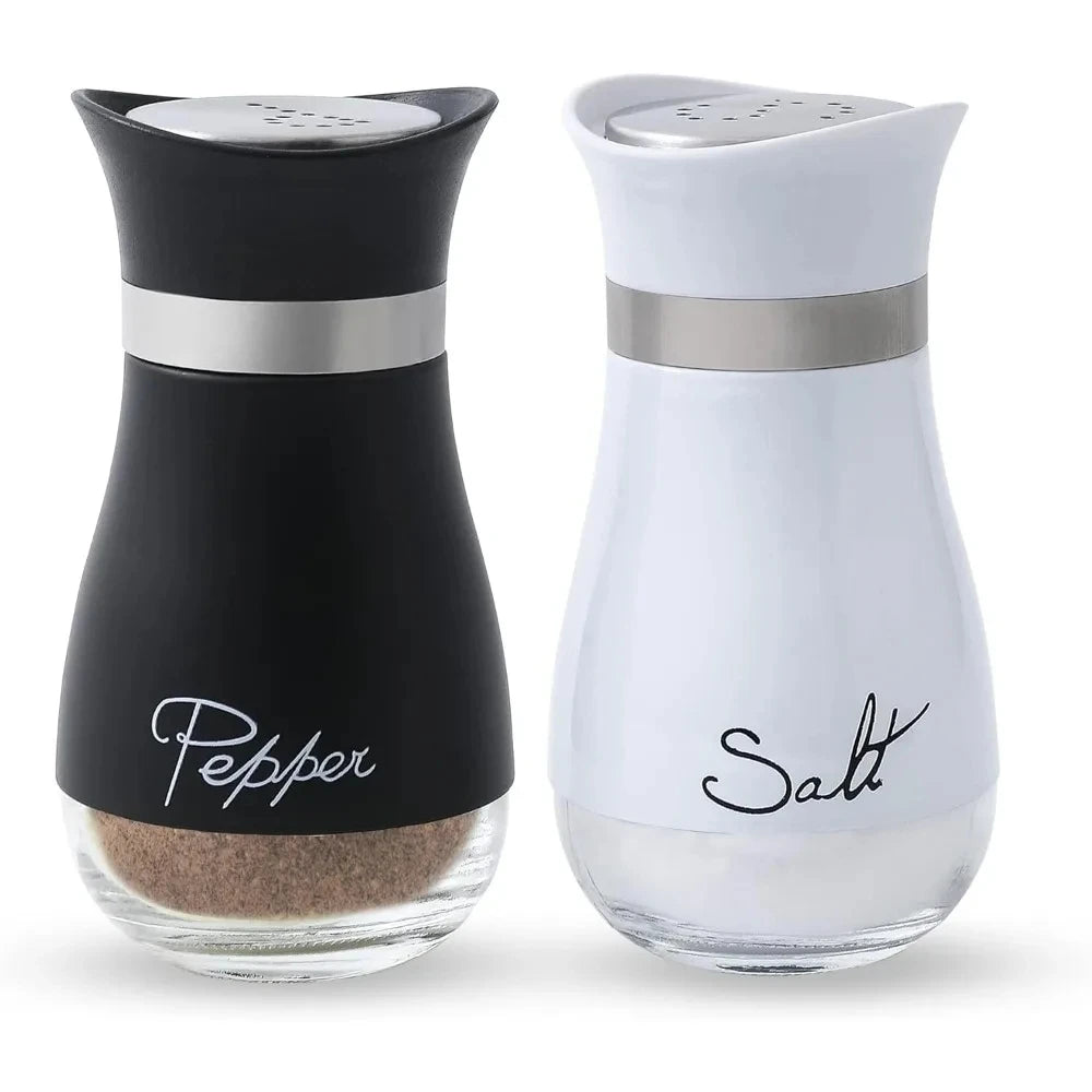 Glass Salt and Pepper Shakers