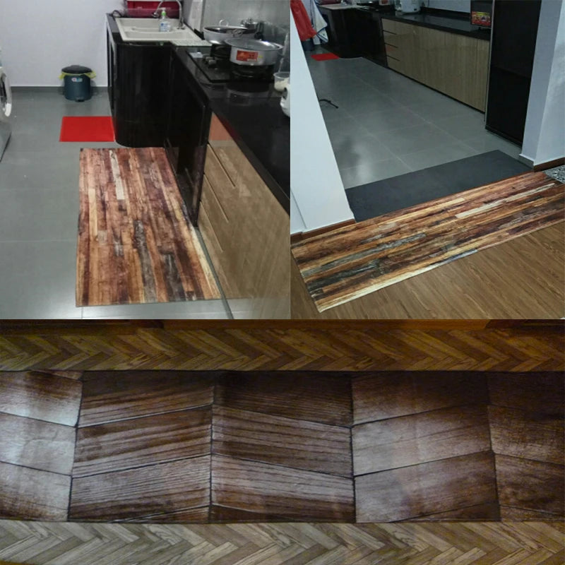 Wood Effect Floor Mat