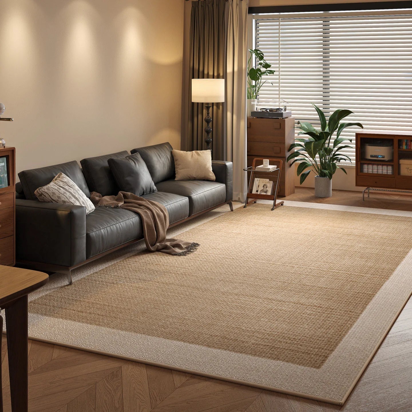 Bordered Area Rug