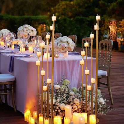 Tall 9 Arm Candelabra Pair – candle holder photo 3