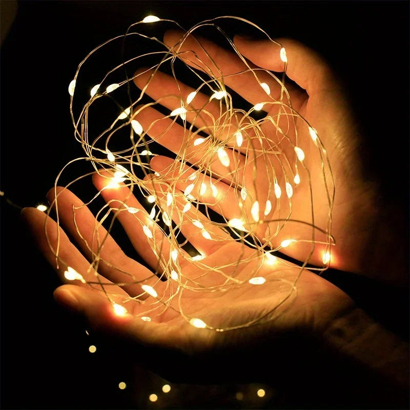 Copper Wire Mini Fairy Lights 10 Pack – string lights photo 2