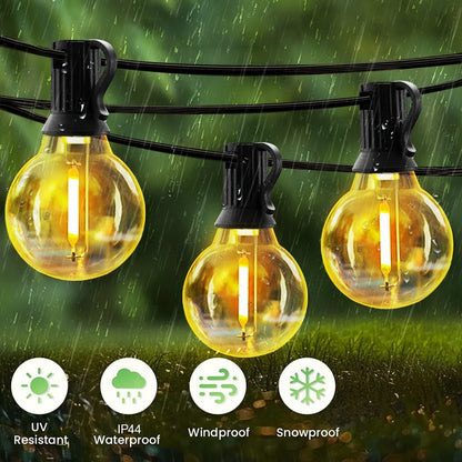 Solar G40 Outdoor String Lights – string lights photo 2