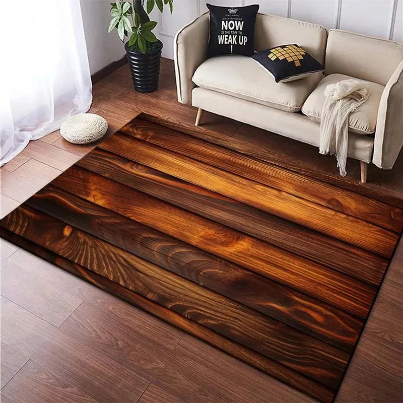 Timber Print Area Rug