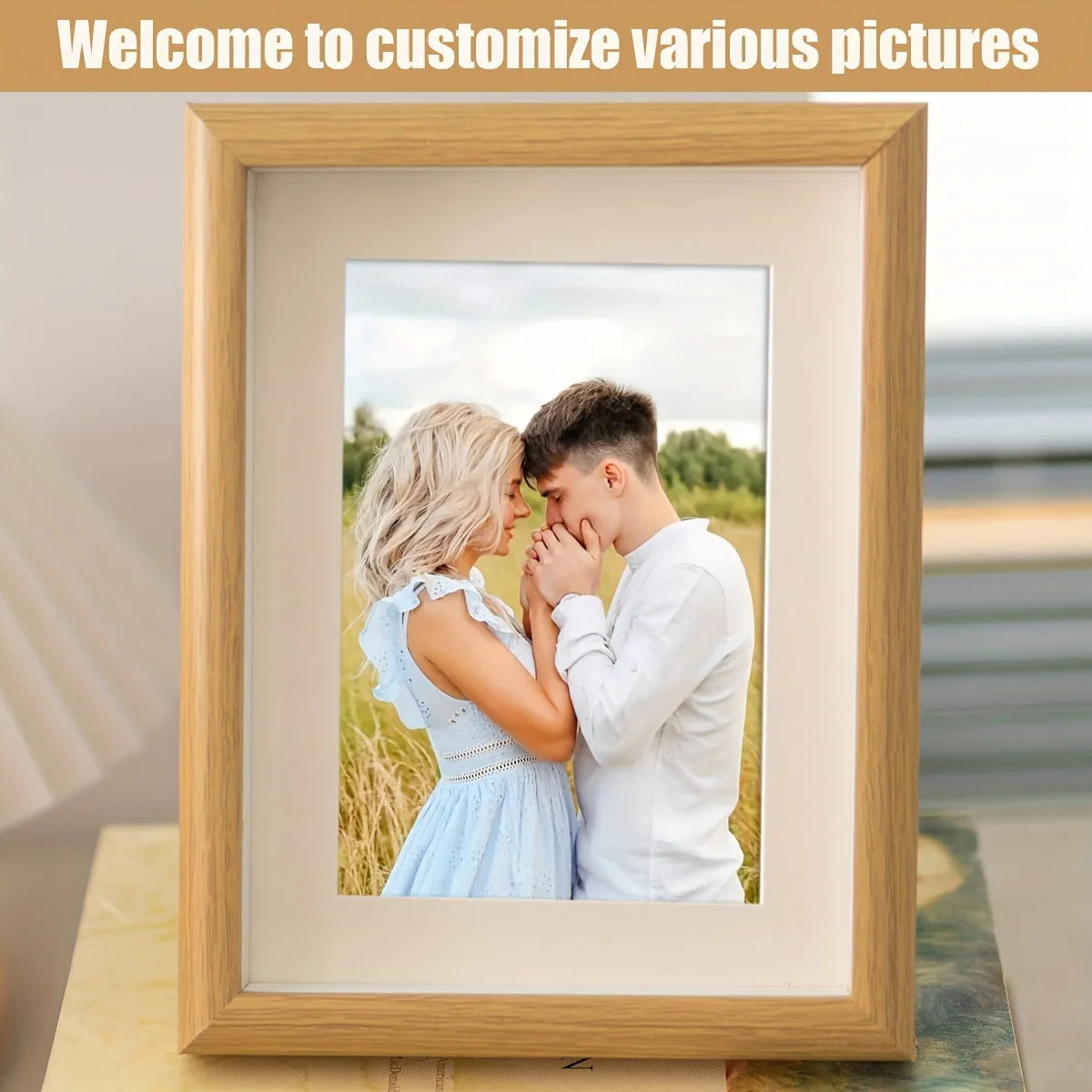 Personalized Wooden Photo Frames, Custom Photo Frame Ornaments, Simple Holiday Gifts Indoors, Commemorate Precious Memories