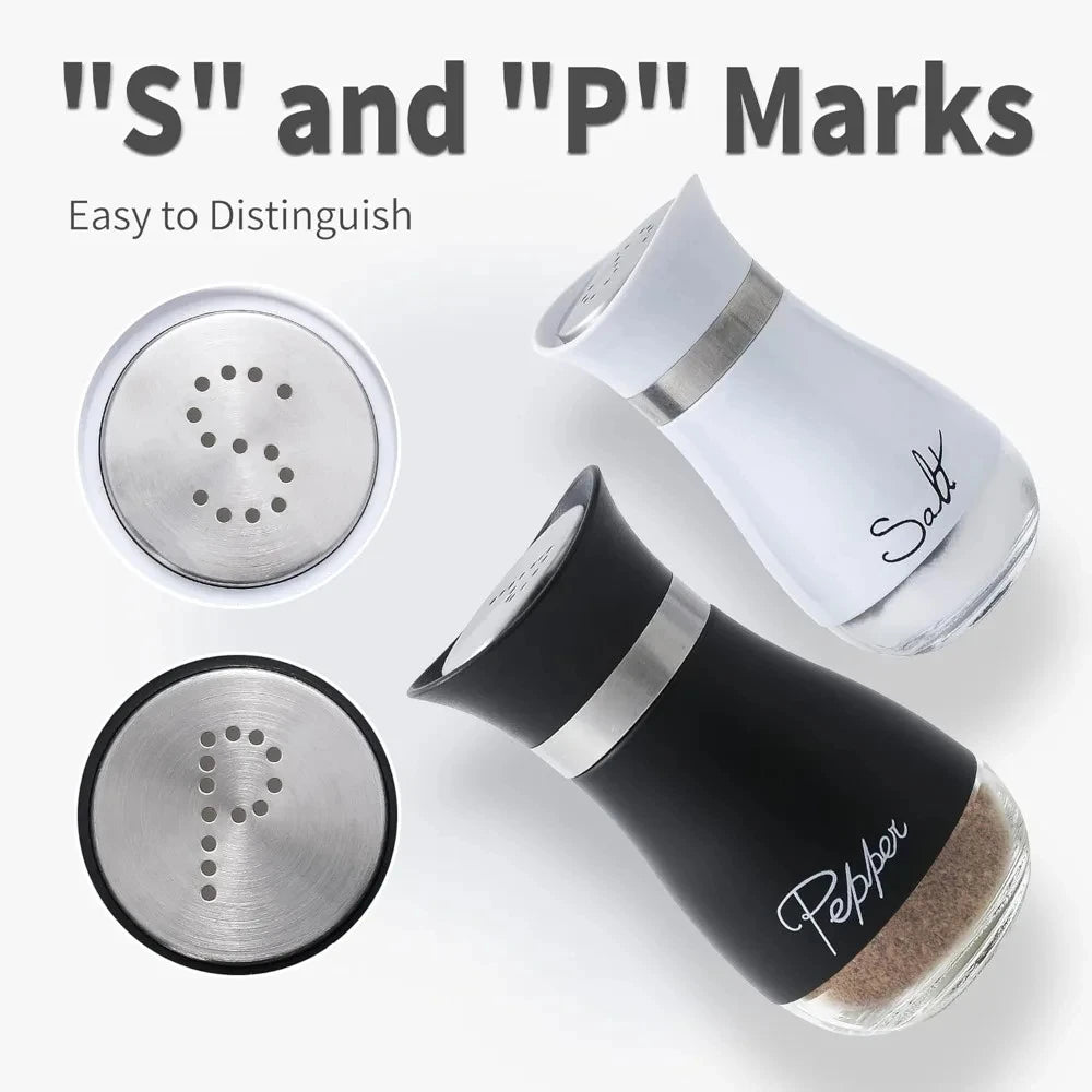 Glass Salt and Pepper Shakers