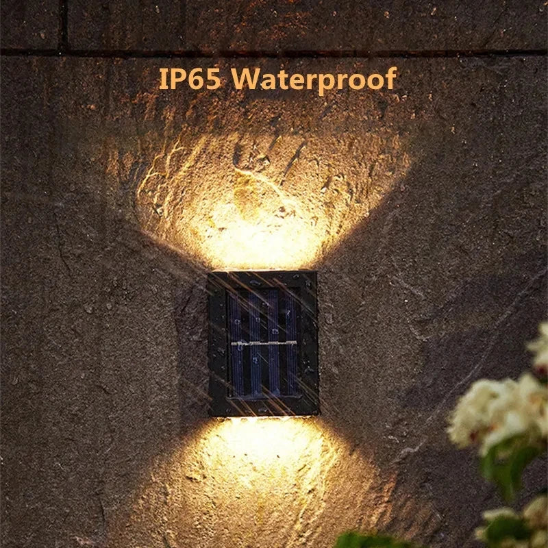 Slim Solar Up Down Wall Light