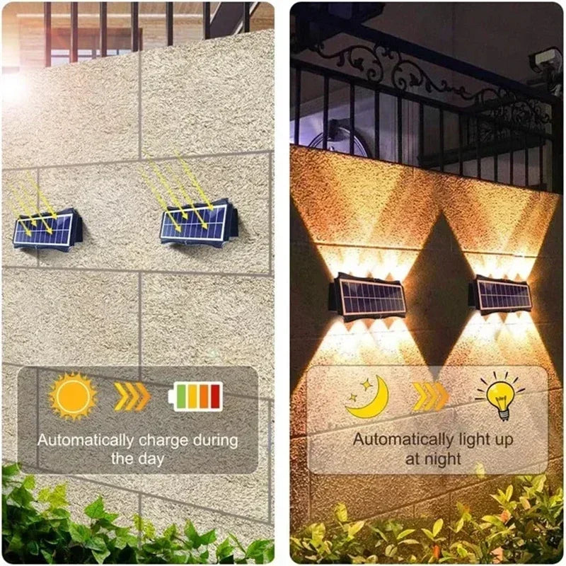 Solar Up and Down Fence Light