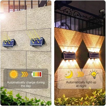 Solar Up and Down Fence Light
